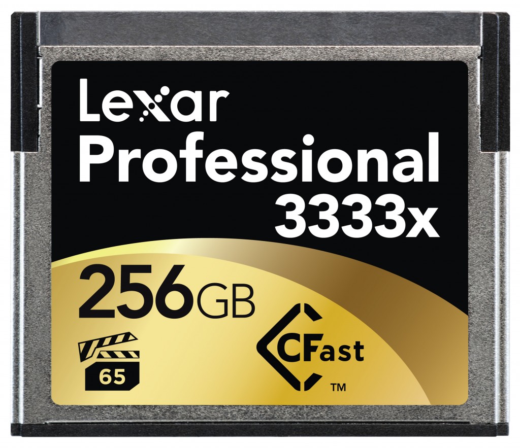 Lexar 3333x cfast 2.0 256 gb memory card