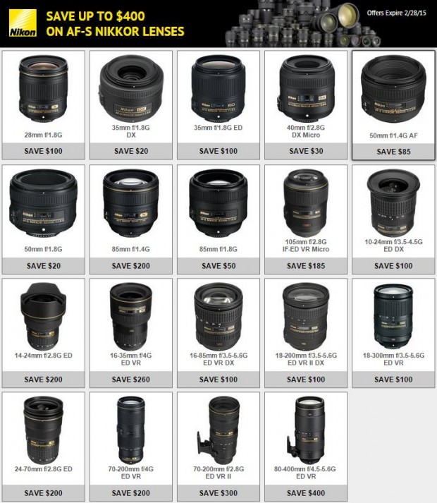 Up to $500 Off Nikon DSLR and Lens Instant Rebates now Live !