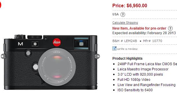Leica M in stock