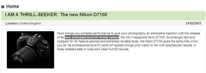 nikon d7100 eu