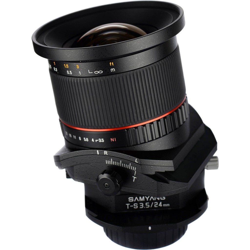 Samyang 24mm f3.5 tilt shift lens