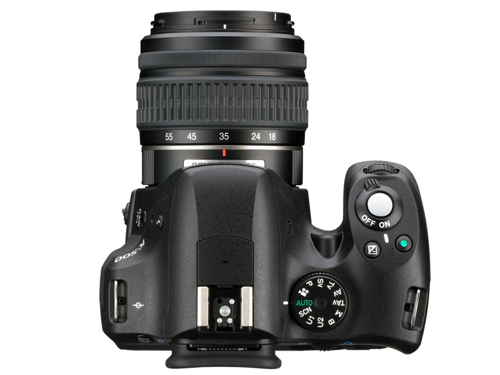 Pentax K-500 top
