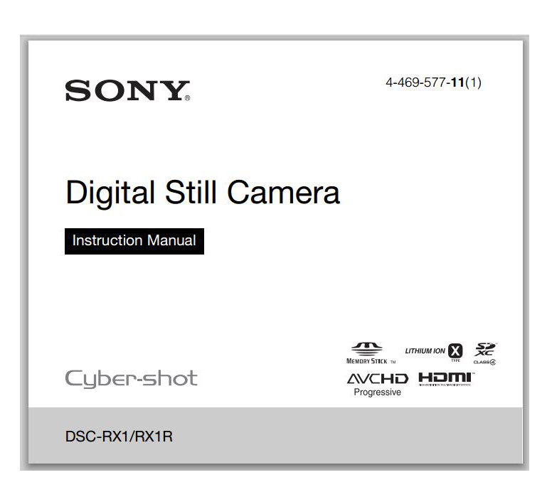 Sony-RX1R-manual