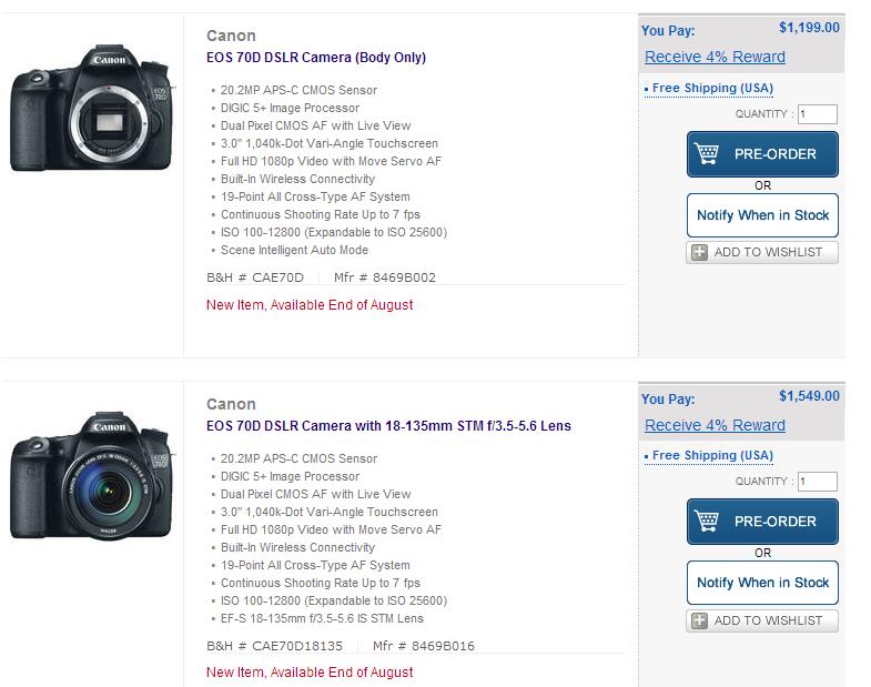70d pre order