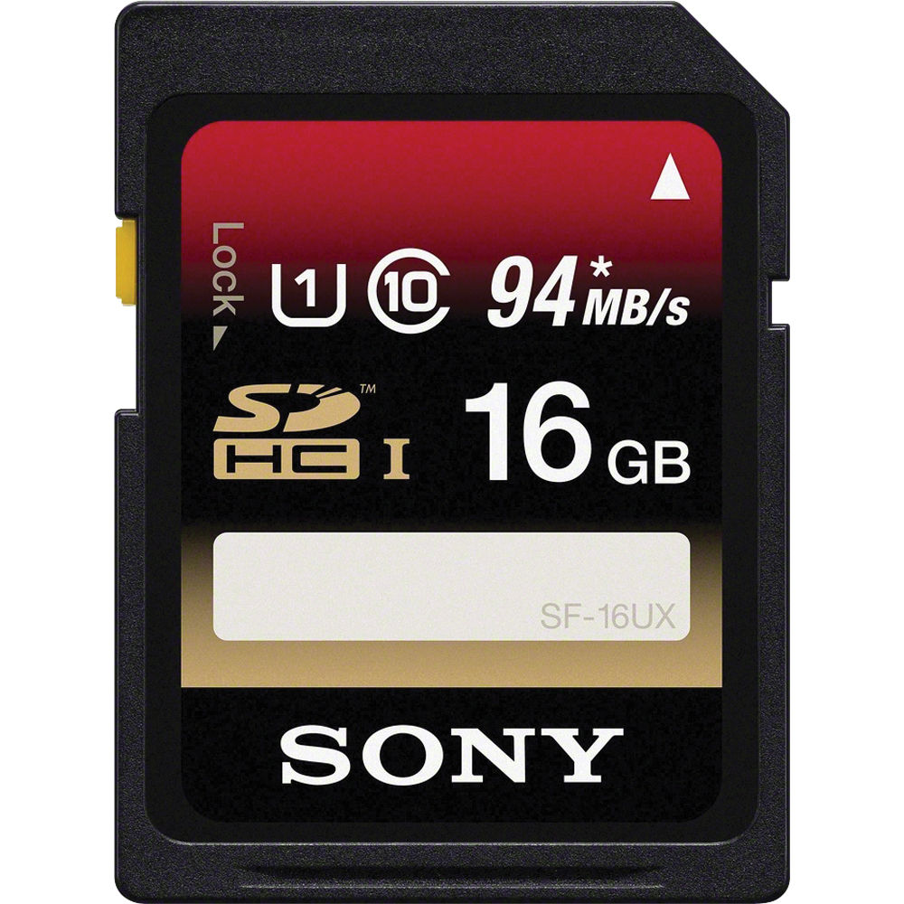 Sony 16GB 94mb sdhc memory card