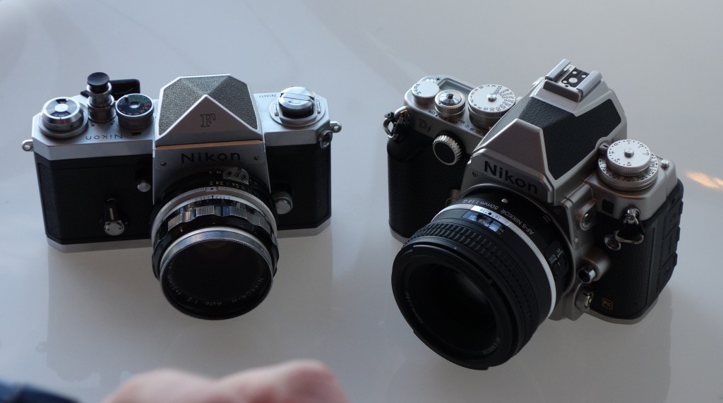 Nikon Df and Nikon F