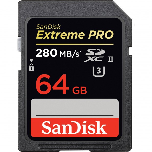 Sandisk extreme pro uhs ii sdxc memory card