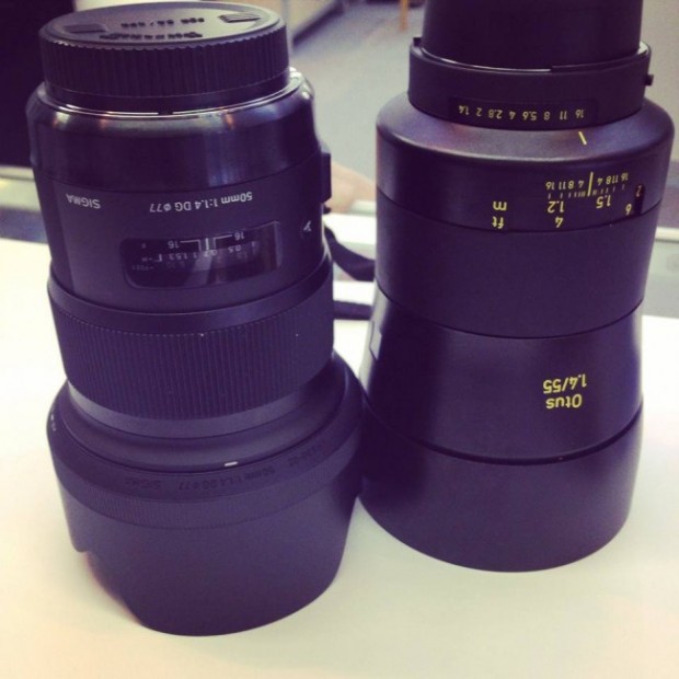sigma 50mm art zeiss otus