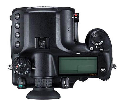 Pentax 645Z top