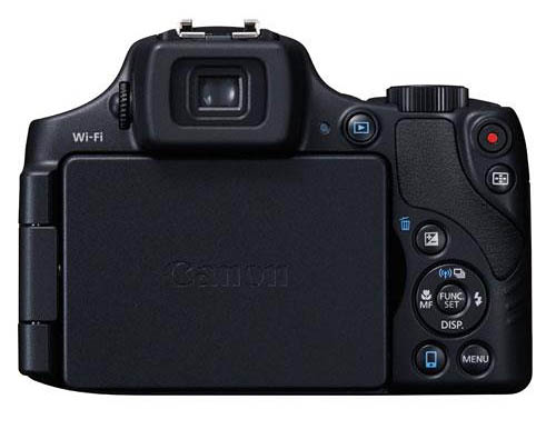 Canon PowerShot SX60 HS back
