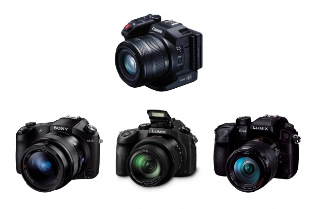 canon-xc10-vs-sony-rx10-vs-panasonic-fz1000-vs-gh4