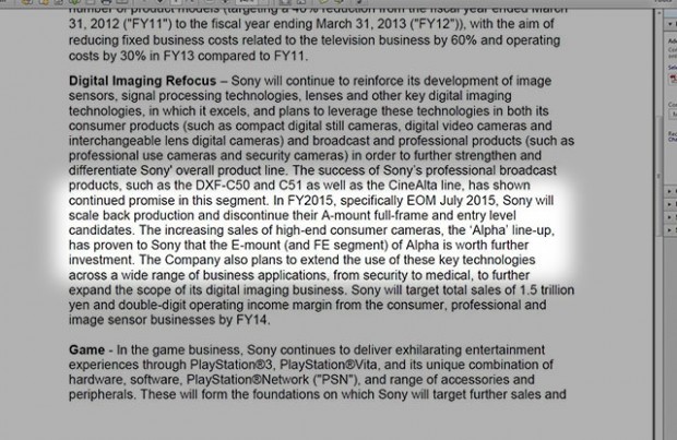 sonydocument