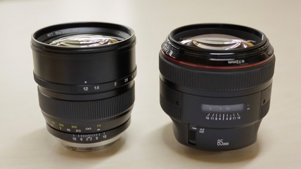zhongyi 85mm f 1.2 ef 85mm f 1.2l ii