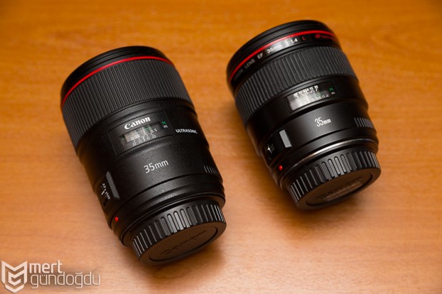 ef 35 f1.4l ii vs i