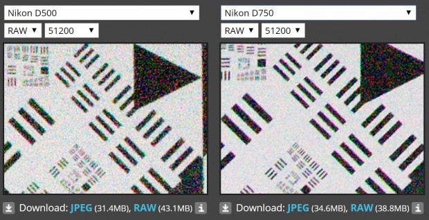 d500 vs d750 iso 51200 1