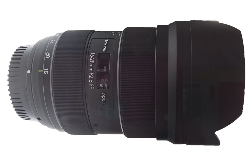 Tokina Opera 16-28mm F/2.8 FF Obiettivo Super Grandangolare Per Nikon F + Kit Pulizia E Custodia