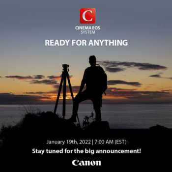 Canon EOS R5C and new Lenses to be Announced on January 19, 2022