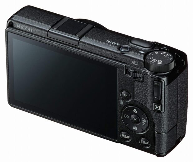 Ricoh GR IVx rear controls and LCD
