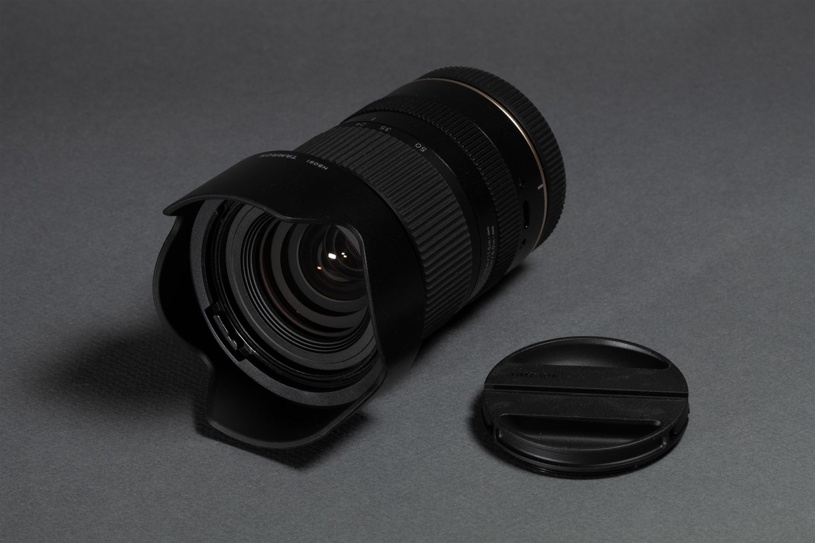 Tamron 16-50mm F2.8 A with lens hood